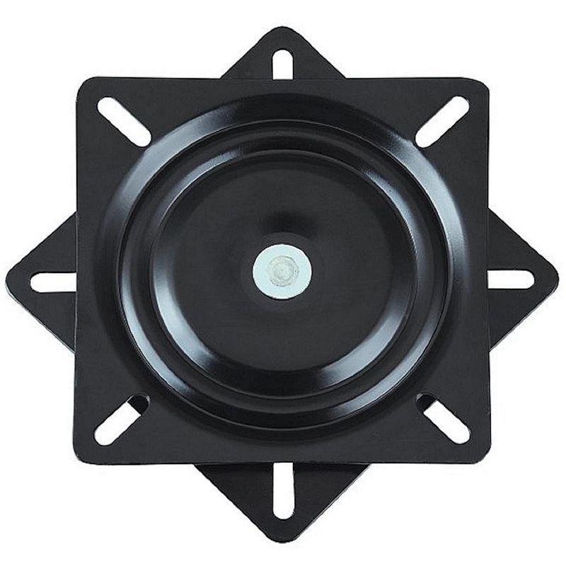 2WAYZ 8" Black Steel 360° Swivel Ball Bearing Plate