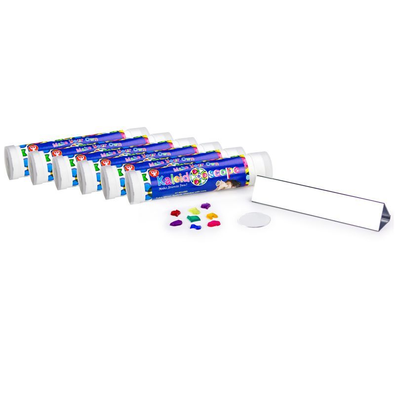 Hygloss Make-Your-Own Kaleidoscope Kit, 6-Pack