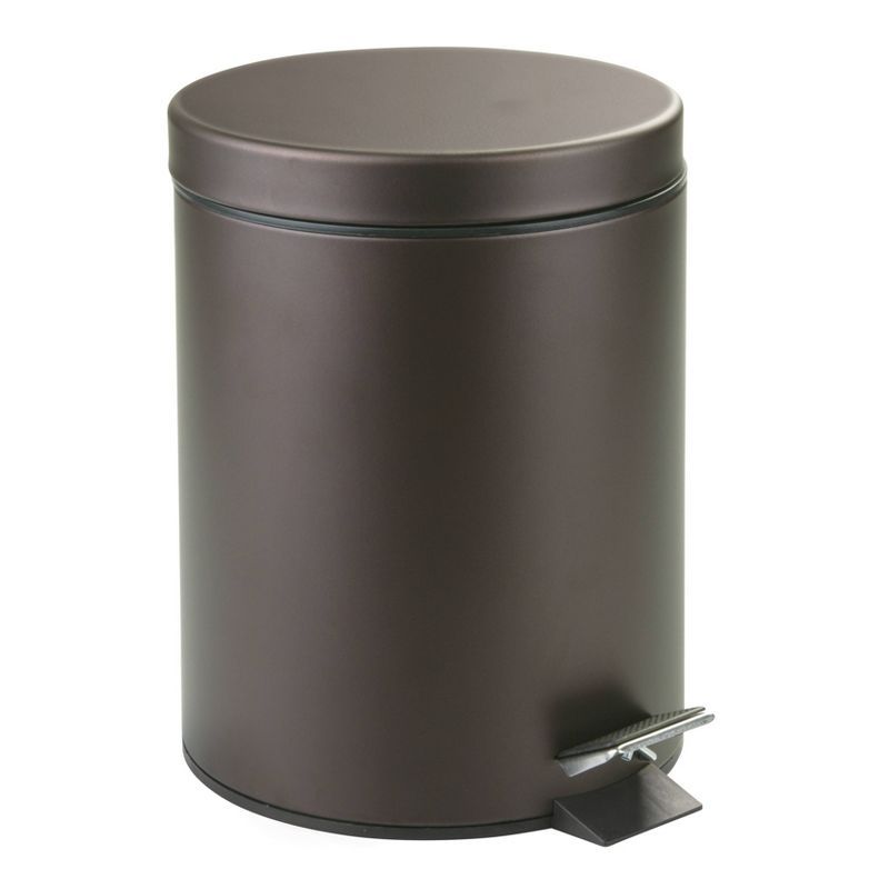 Bronze Stainless Steel Pedal Trash Can with Removable Bucket