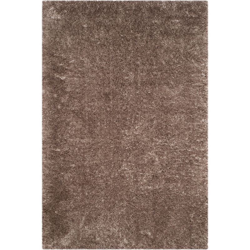 Mushroom Gray 4' x 6' Reversible Shag Area Rug