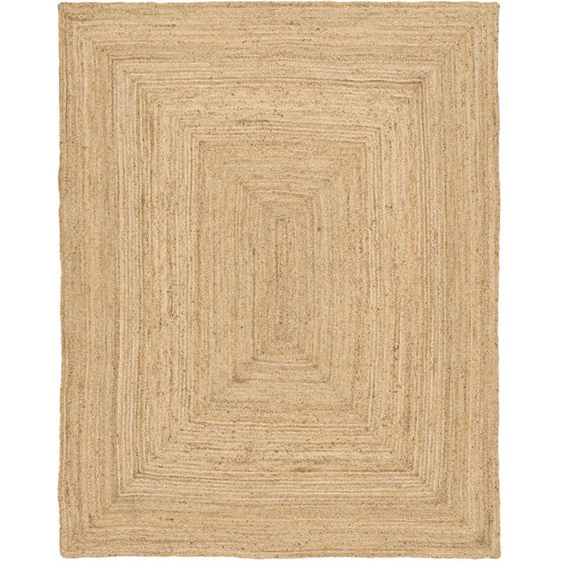 Natural Jute Handwoven Rectangular Rug 6' x 9'