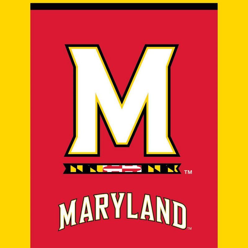 Maryland Terrapins Red and Yellow Polyester House Flag