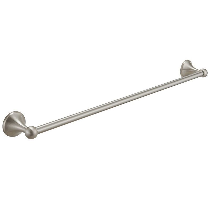 Brushed Nickel 24-Inch Wall Mounted Towel Bar