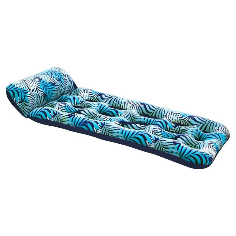 Blue Ferns Inflatable Pool Float with Cooling Vents