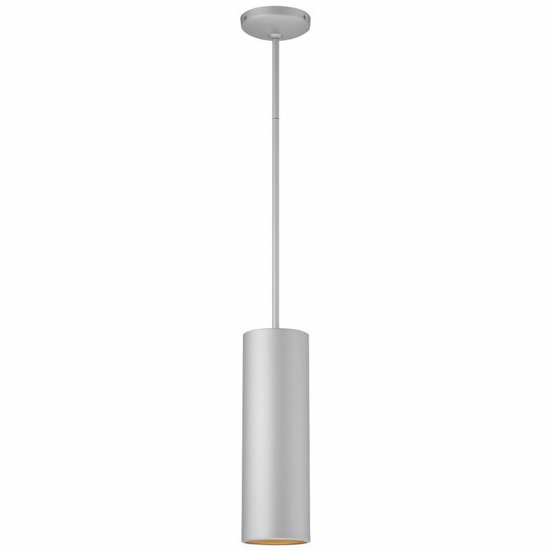 Satin LED Mini Drum Pendant Light for Indoor/Outdoor