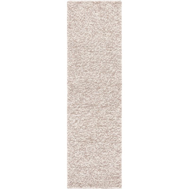 Ivory Elegance Hand-Tufted Wool Runner Rug - 2' x 12'