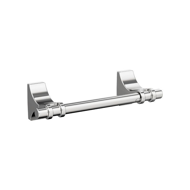 Chrome Pivoting Double Post Toilet Paper Holder