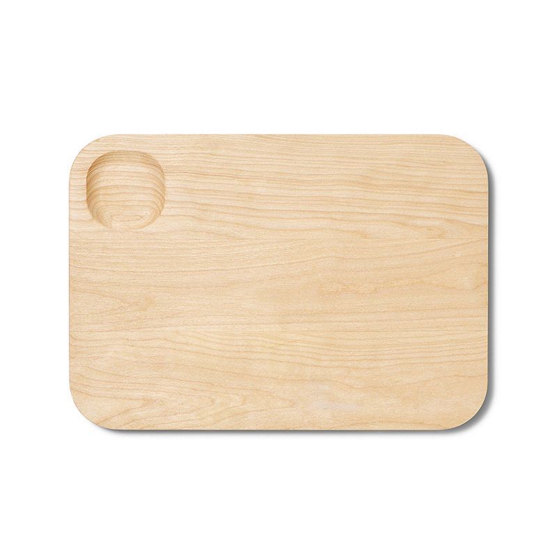 Small Birch Wood Cutting Board with Food-Safe Finish