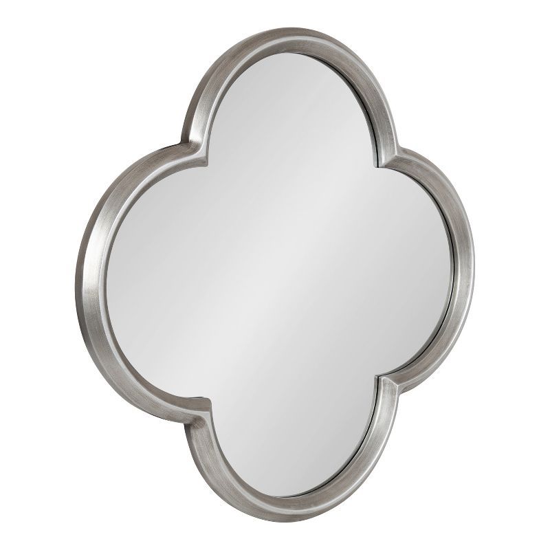 Krisi 28" Scalloped Silver Wall Mirror