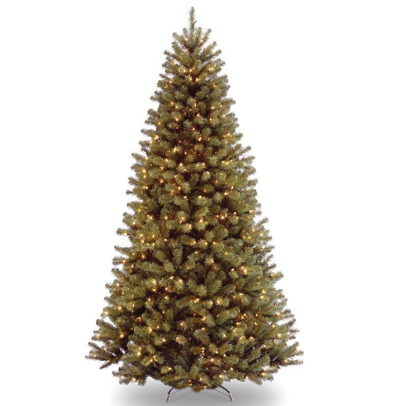 Pre-Lit Green Spruce Christmas Tree with Clear Lights