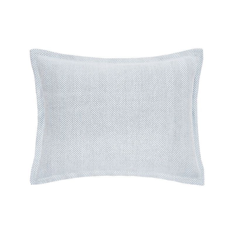 Torin Fog Cotton Herringbone Standard Sham