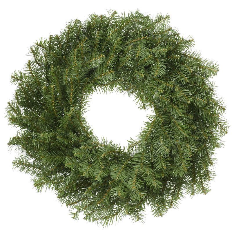 24-Inch Green Pine Artificial Christmas Wreath for Front Door