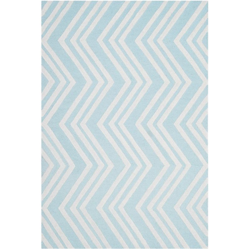 Ivory Whimsy Square Hand-Tufted Wool Kids Rug - 47"x47"
