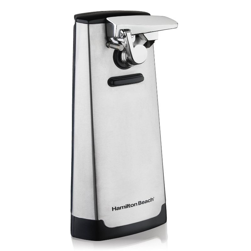 Hamilton Beach Extra-Tall Silver Electric Can Opener with Knife Sharpener