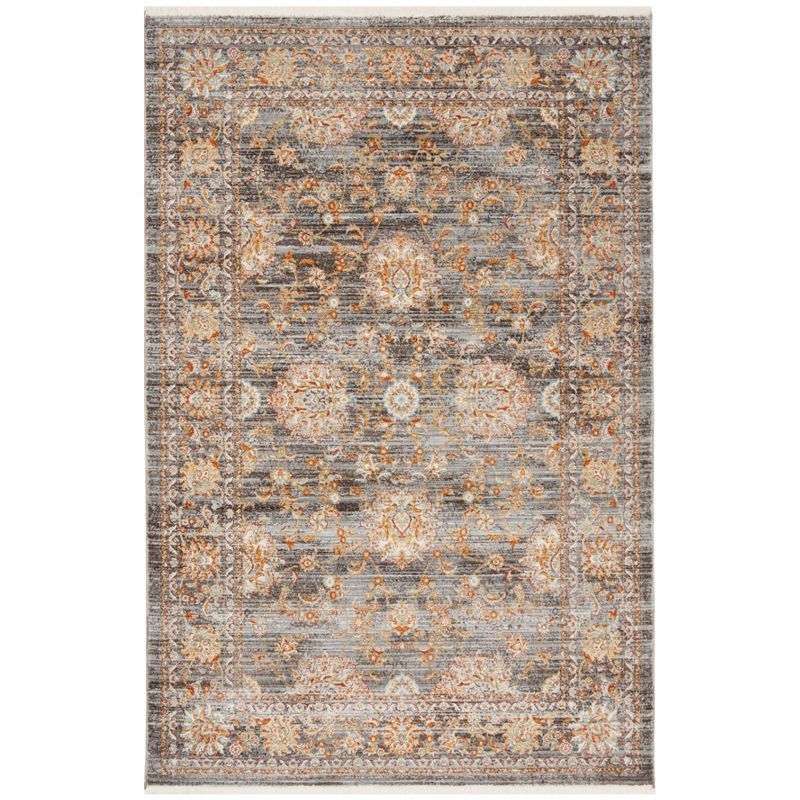 Reversible Multicolor Vintage Persian 6'x9' Easy-Care Rug