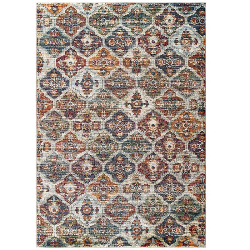 Azalea Multicolor Floral Synthetic 8' x 10' Area Rug