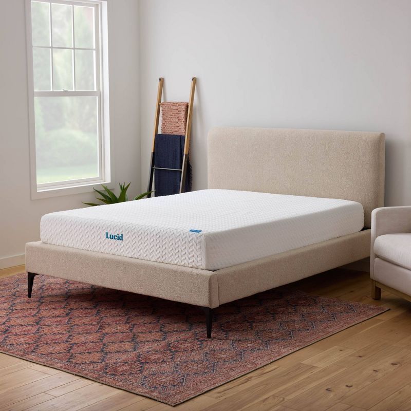 Twin Medium 10" Gel Memory Foam Mattress with TENCEL Cover