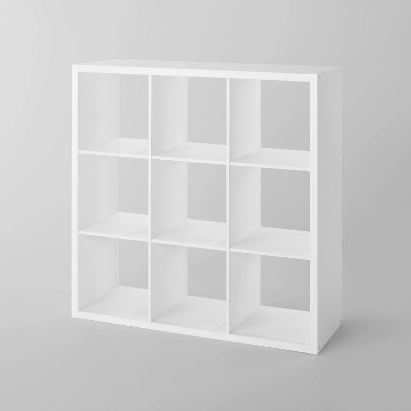 White 9-Cube Organizer Shelf Unit