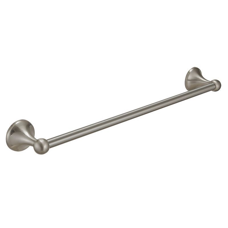 Brushed Nickel 18-Inch Wall Mounted Towel Bar