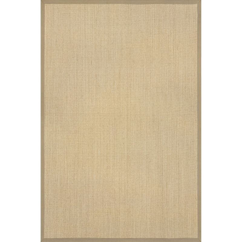 Orsay Beige 10' x 14' Wool and Cotton Area Rug