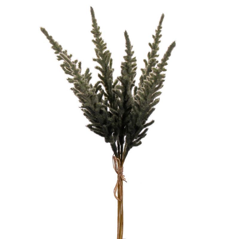 Vickerman 19.5" Dark Green Artificial Dried Wheat Bundle