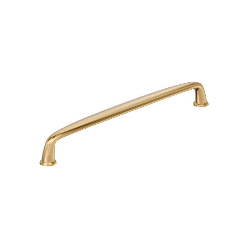 Champagne Bronze 8-13/16" Modern Industrial Cabinet Pull