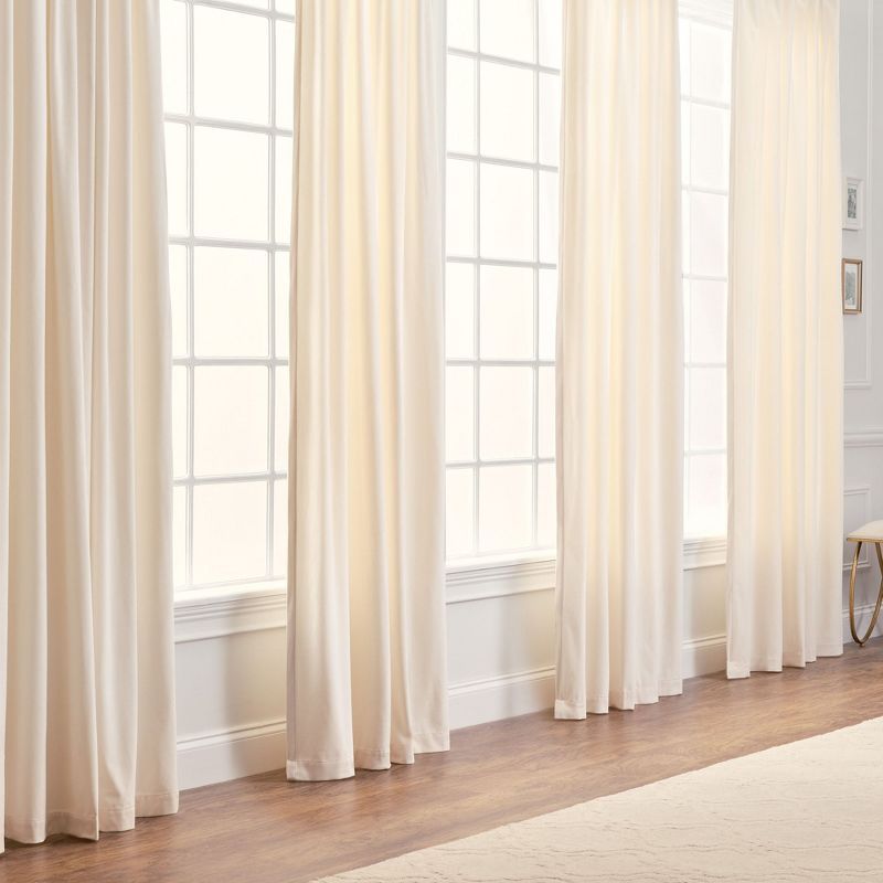 Tusk Velvet Blackout 96-Inch Window Curtain Panels