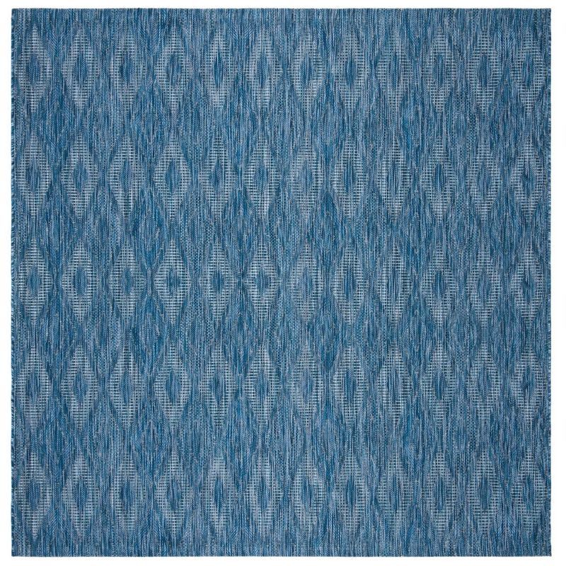 Safavieh Navy Blue Square Indoor/Outdoor Area Rug