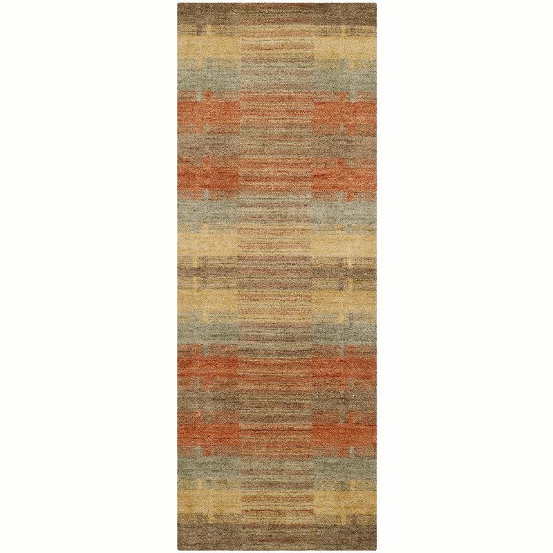 Ivory Hand-Knotted Wool Runner Rug, 2'3" x 6'