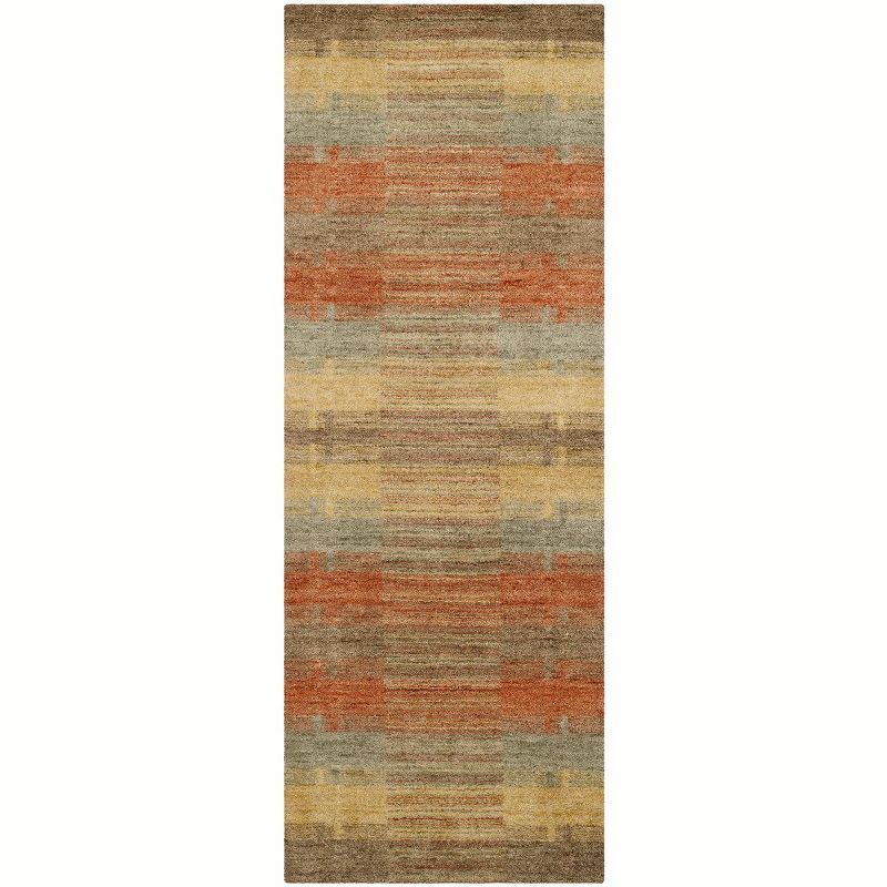 Ivory Hand-Knotted Wool Runner Rug, 2'3" x 6'