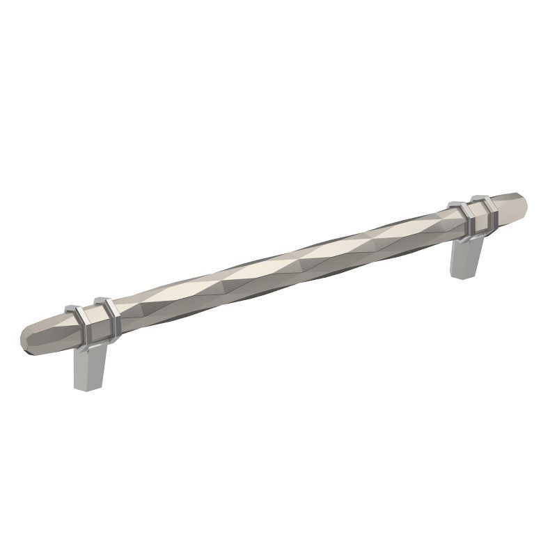 Brushed Nickel Modern Cabinet Bar Pull with Mounting Hardware