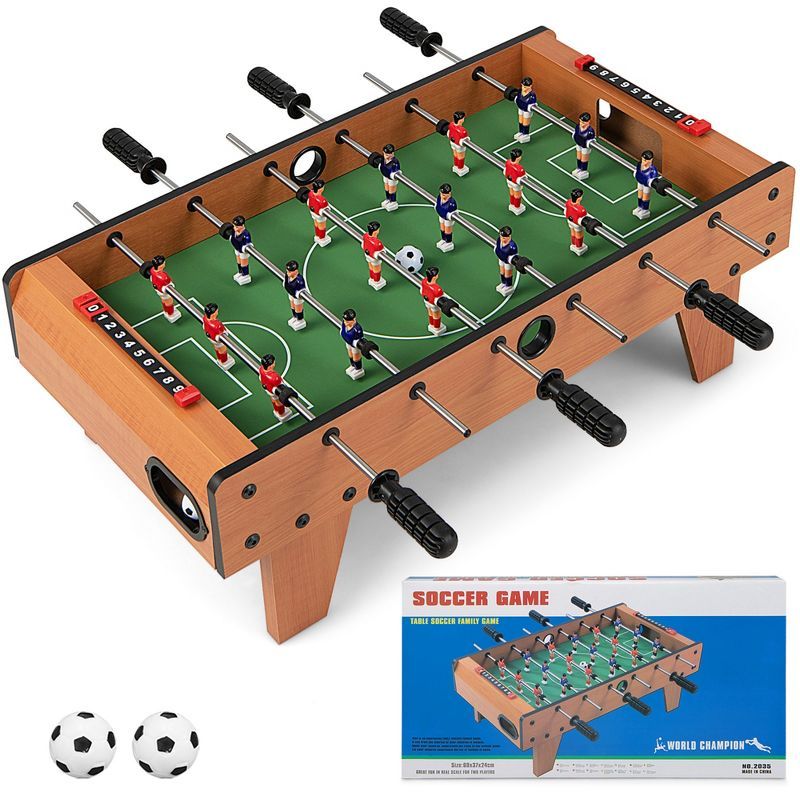 27'' Wood and Steel Indoor Foosball Table with Legs