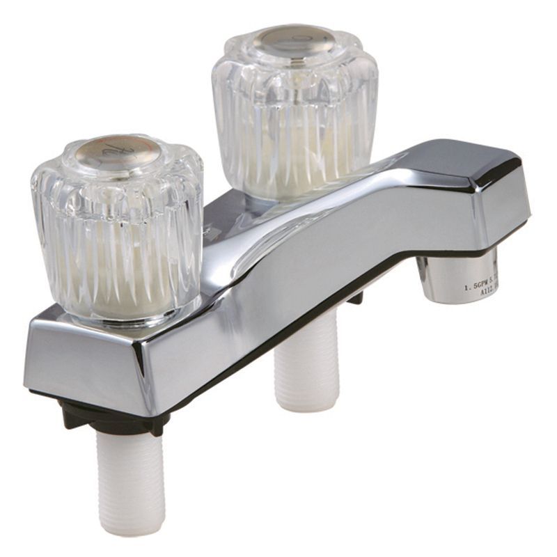 Home Plus Chrome Traditional Centerset Bathroom Sink Faucet