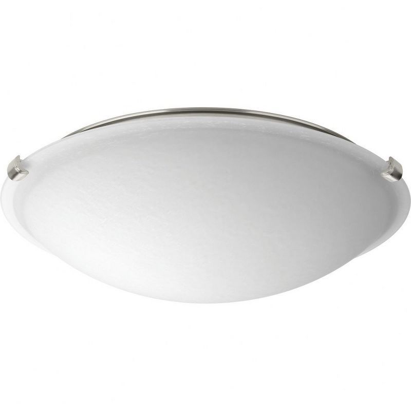 Brushed Nickel 16" LED Dome Flush Mount Light