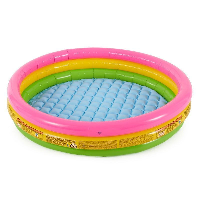 Sunset Glow Multicolor Inflatable Round Kiddie Pool