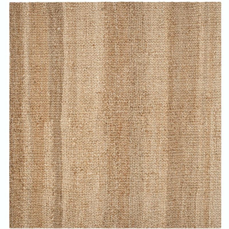 Natural Tufted Handmade Square Jute Area Rug