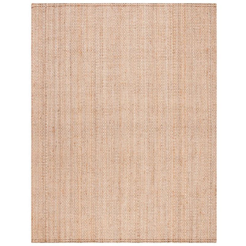 Handmade Natural Fiber Square Flat Woven Jute Area Rug, 9' x 12'