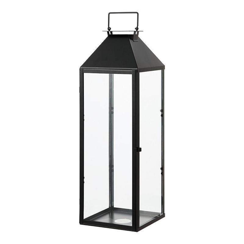 Ruane Black Metal 26" Outdoor Candle Lantern