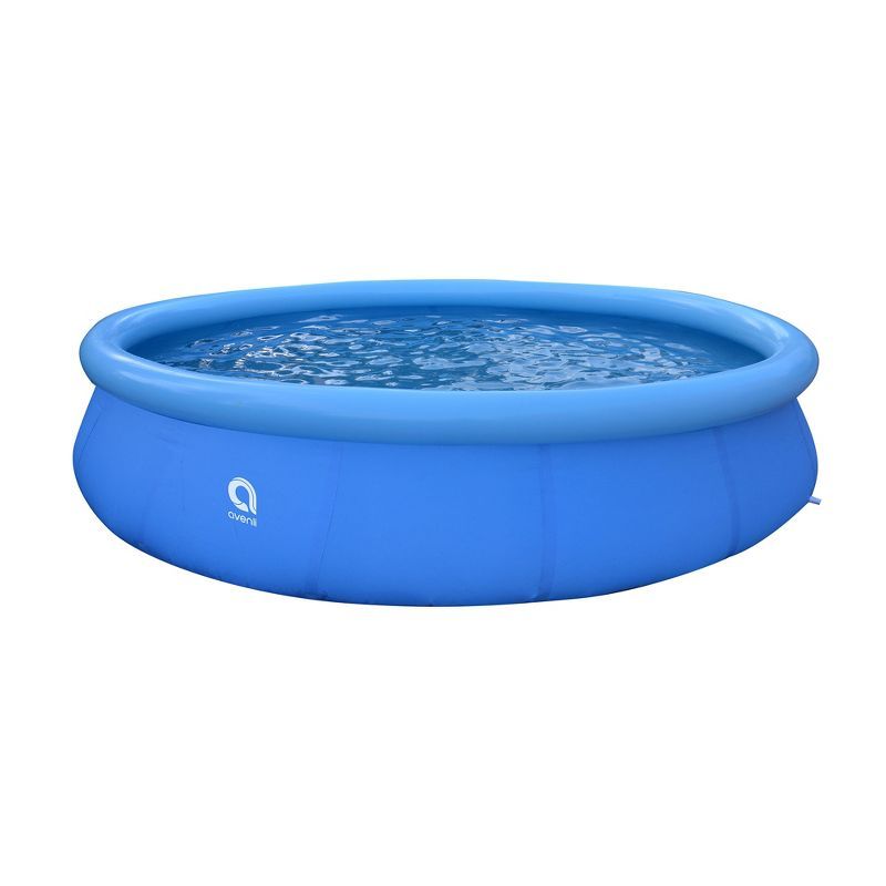 JLeisure Blue Round 5ft Inflatable Above Ground Pool with Filter