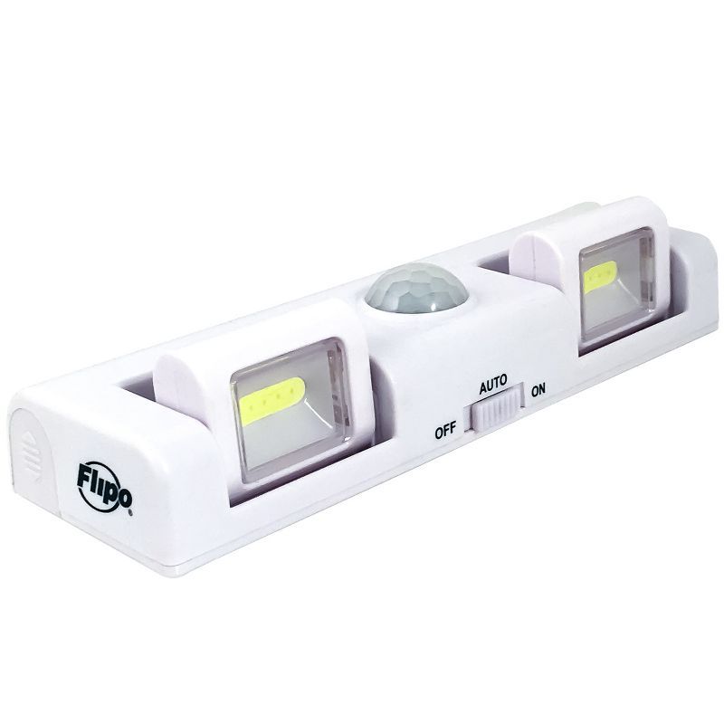 White Motion Sensing Under Cabinet Light with Dual COB LEDs