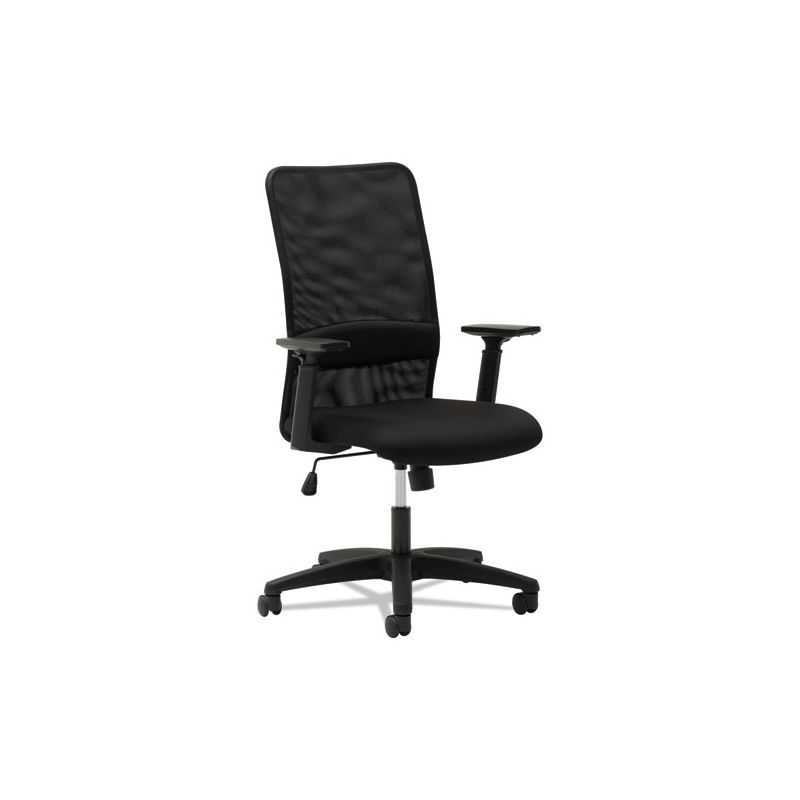 Black Mesh Adjustable High-Back Office Chair