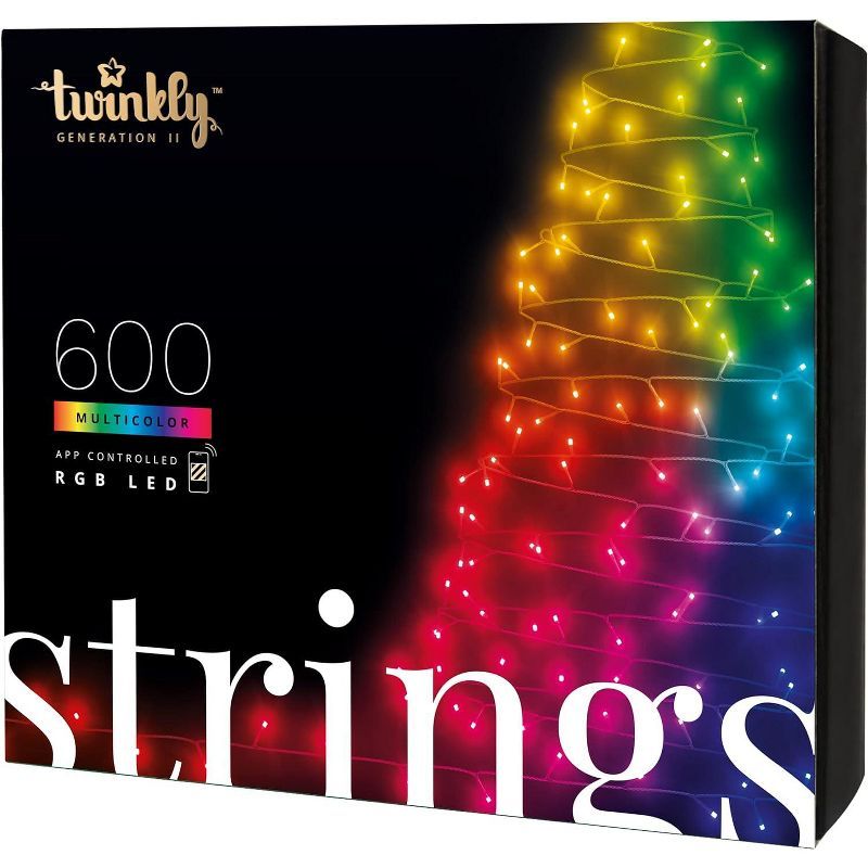 Twinkly 600 Multicolor App-Controlled RGB LED String Lights