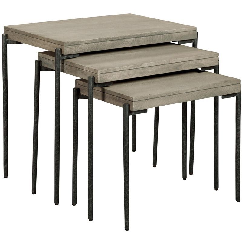 Forge & Grain Industrial Nesting Coffee Tables in Gray