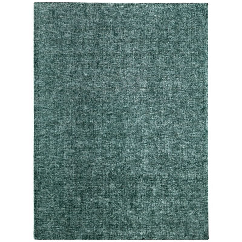 Handmade Light Green Wool Rectangular Area Rug 2' x 3'