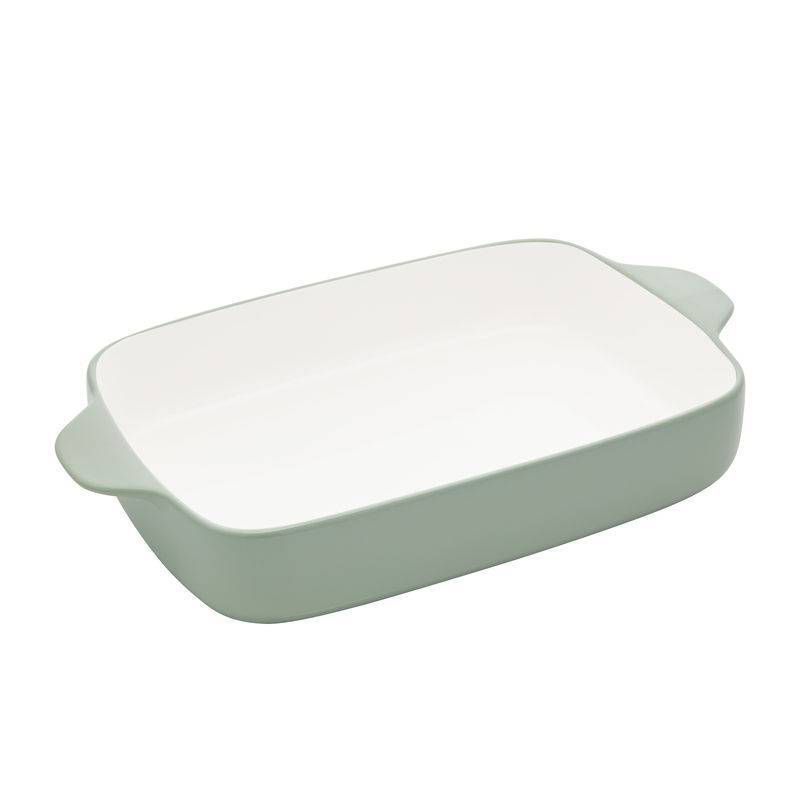 KitchenAid 4.5-Quart Pistachio Green Stoneware Rectangular Baker