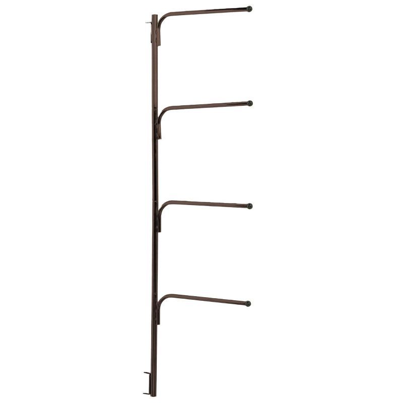 Bronze Wall Mounted Hinge-It Clutterbuster Towel Bar