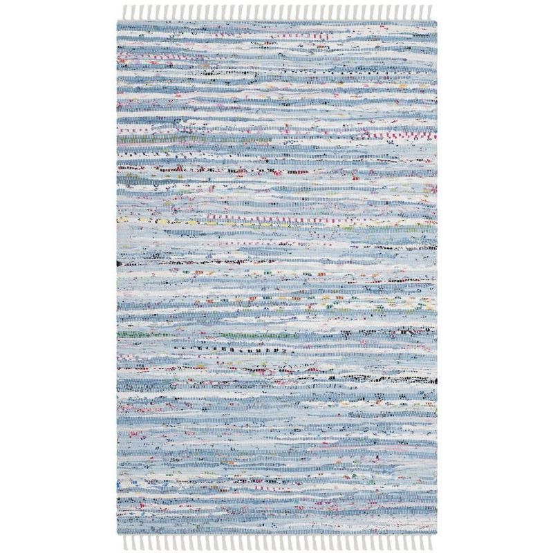 Boho Bliss Multicolor Hand-Woven Cotton Rag Rug - 30" x 4"