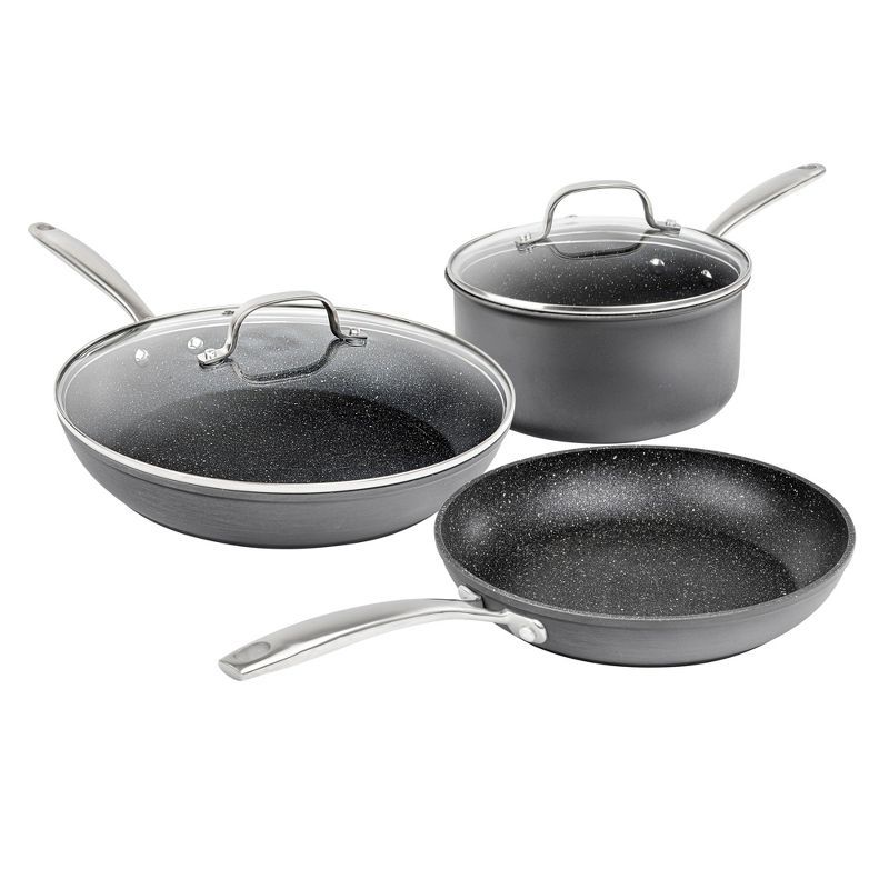 Granite Stone Pro 5-Piece Nonstick Hard Anodized Cookware Set