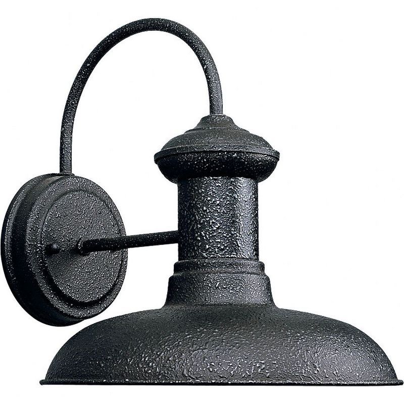 Brookside Rustic Farmhouse Gilded Iron Outdoor Lantern