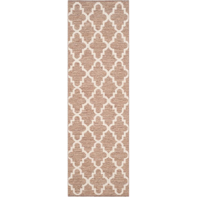 Coastal Breeze Beige Ivory Cotton Runner Rug 2'3" x 9'